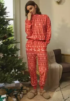 Пижама COSY LONG SLEEVE SET Next, красный