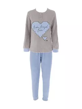 Пижама COTONELLA, цвет grau/hellblau