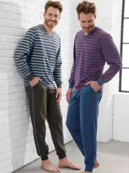 Пижама, цвет Graphit + Jeansblau