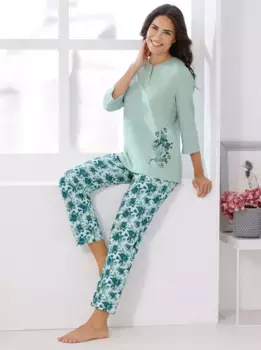 Пижама, цвет Zartmint-Petrol-Bedruckt