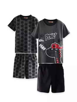 Пижама Denokids Stars, антрацит