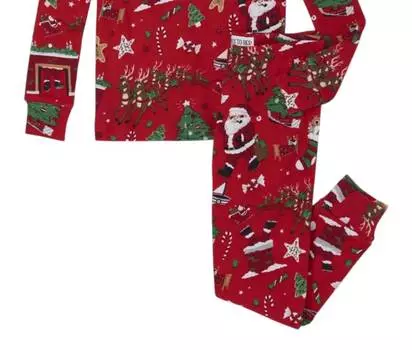 Пижама Девушка Ночь Перед Рождеством В Красном Books To Bed