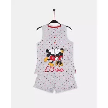Пижама Disney Love M&M Sleeveless, серый