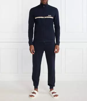 Пижама длинная комплект 1 Regular fit Boss, синий