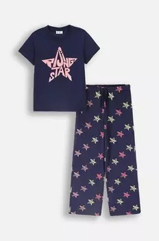 Пижама для детей из шерсти крокодила Coccodrillo, серый