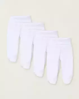 Пижама для девочки из 2 частей в рубчик Zippy, белый