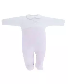 Пижама для девочки с воротником и вышивкой в виде птиц Cambrass, розовый