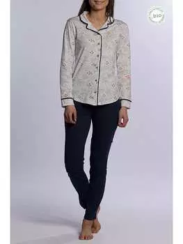 Пижама Dodo women, цвет dunkelblau/wei