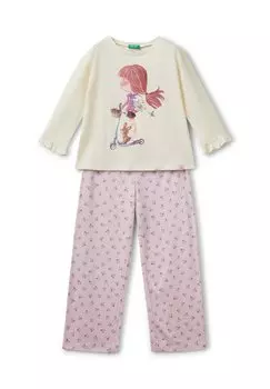 Пижама DOLL PRINT SET United Colors of Benetton, белый