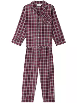 Пижама Dormeur в клетку Bonpoint, красный