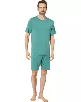 Пижама Eberjey Henry Shorts, цвет Agave