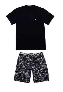 Пижама Emporio Armani, черный