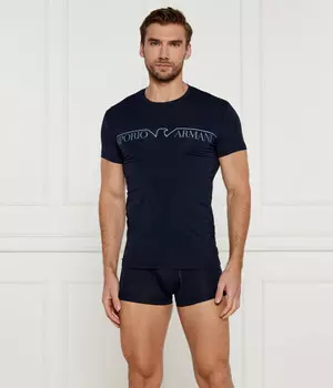 Пижама Emporio Armani Slim Fit, синий
