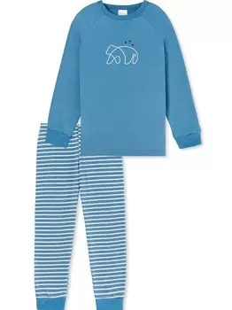 Пижама естественная любовь Schiesser, голубой