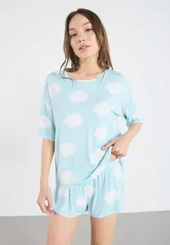 Пижама Even&Odd by Zalando, светло-голубой