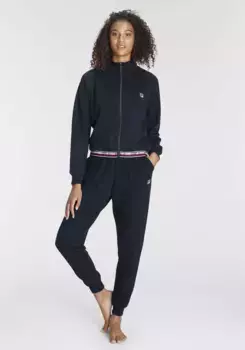 Пижама Fila (комплект, 2 шт.), с деталями контрастных цветов, белый