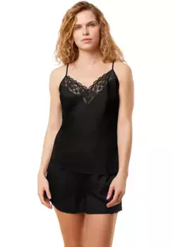 Пижама FLORALE by Triumph "Wild Azalea Florale PSW" (2 шт.), кружевные вставки, черный