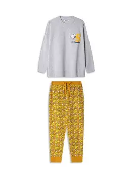 Пижама Gisela Pajama Snoopy, серый