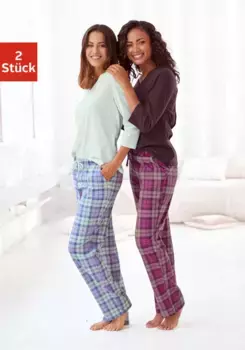 Пижама H.I.S (4 шт., 2 шт.), бордовый