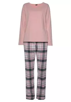 Пижама H.I.S, розовый