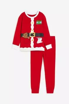 Пижама H&M Santa's Helper Printed, мультиколор