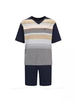 Пижама hajo, цвет blau/grau