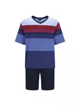 Пижама hajo, цвет blau/rot