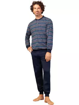 Пижама hajo, цвет dunkelblau meliert