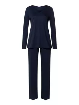 Пижама Hanro Cotton Silk, темно-синий