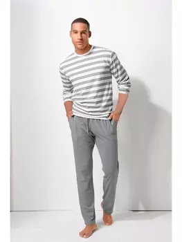 Пижама HIS, цвет grau-creme