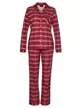 Пижама HIS, цвет rot-kariert