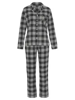 Пижама HIS, цвет schwarz-wei
