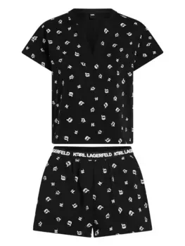 Пижама Ikonik KARL LAGERFELD, черный