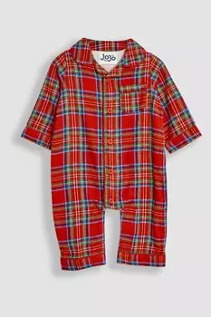 Пижама из 100% хлопка, все в одном Jojo Maman Bb, красный