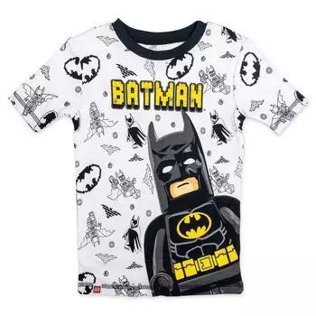 Пижама из четырех предметов Lego Batman для мальчиков 4–10 лет LEGO