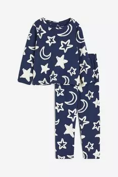Пижама из джерси H&M, мультиколор
