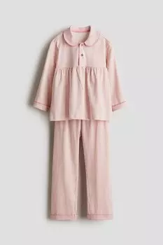 Пижама из хлопкового джерси H&M, мультиколор