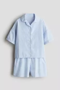 Пижама из хлопкового поплина H&M, мультиколор