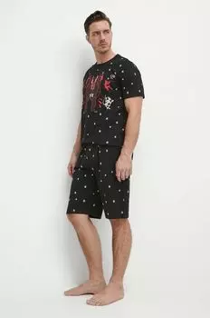 Пижама из медицинского хлопка Medicine, черный