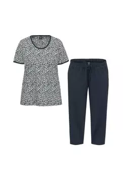 Пижама из органического хлопка с короткими рукавами AMMANN, цвет Nightblue