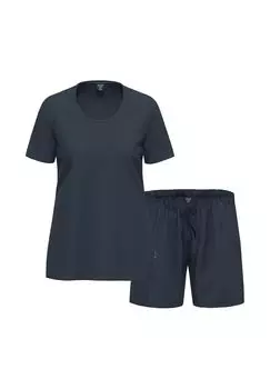 Пижама из органического хлопка с короткими рукавами AMMANN, цвет Nightblue