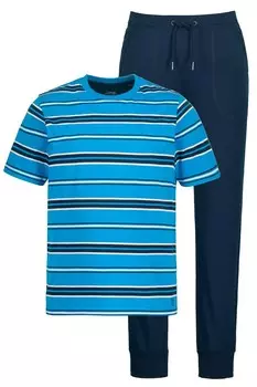 Пижама JP1880 Long Pajamas, цвет Night blue/Light blue