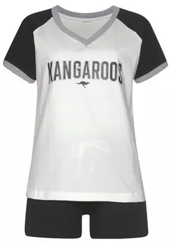 Пижама KangaROOS, черно-белый