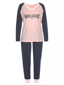 Пижама Kangaroos, цвет rosa-dunkelblau