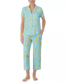 Пижама Kate Spade New York Cropped Short Sleeve, цвет Bananas
