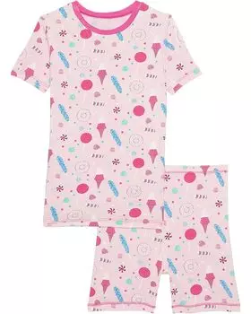 Пижама Kickee Pants Kids Print Short Sleeve Pajama Set with Shorts, цвет Cake Pop Candy Dreams