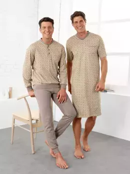 Пижама Kings Club, коричневый