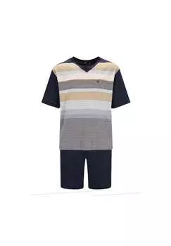 Пижама - короткая комфортная с v-образным вырезом Hajo, мультиколор