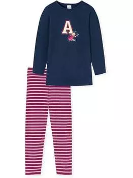 Пижама кошка зои Schiesser, синий