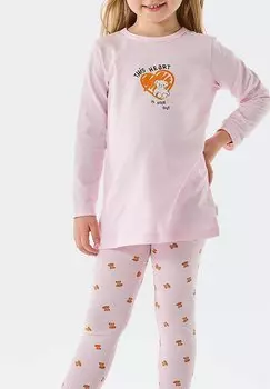 Пижама Lang Set Schiesser, цвет rosa